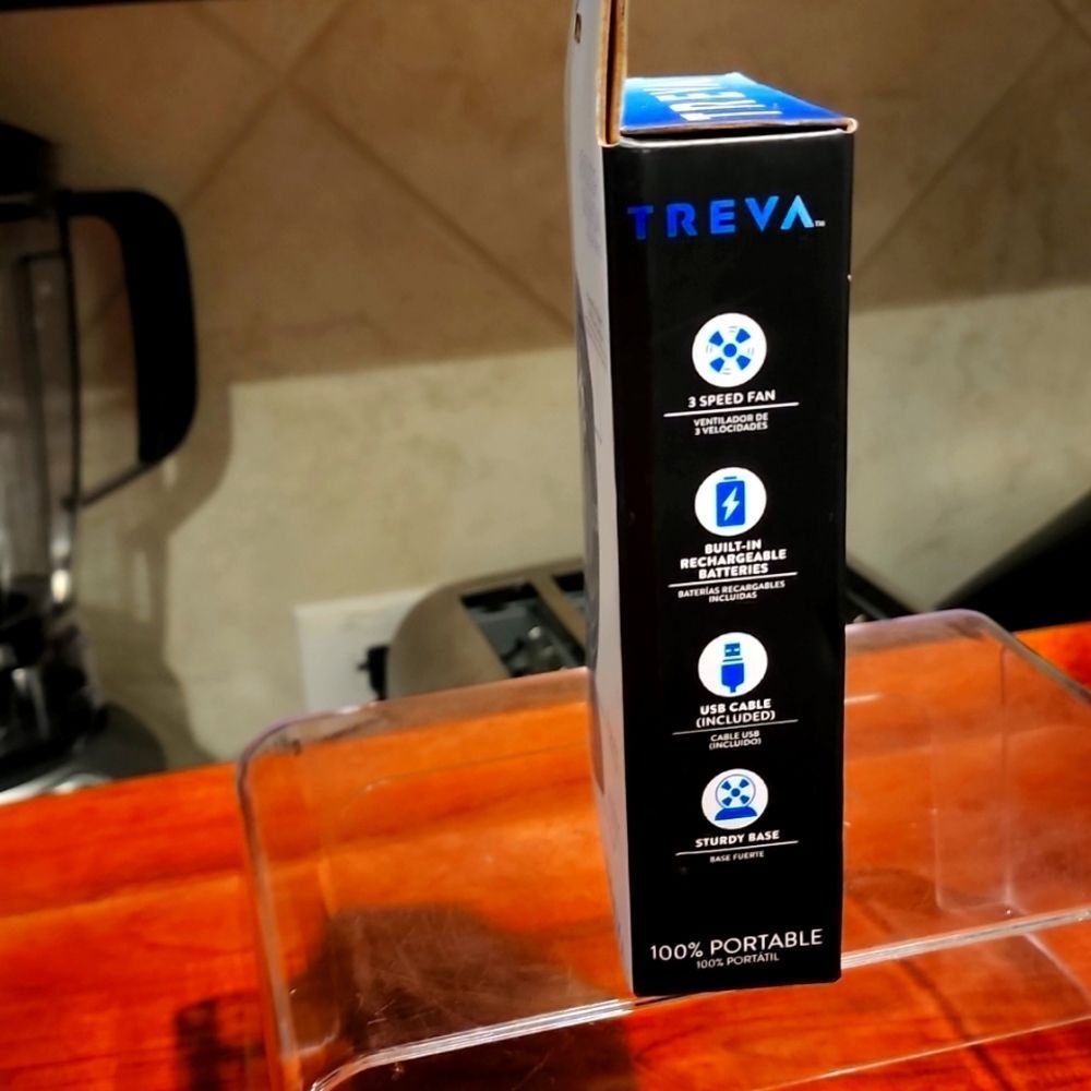 Treva 3.5 Inch Rechargeable Battery Powered Fan - Picture 6 of 7